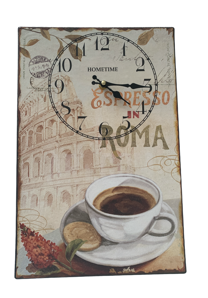Laikrodis  "Espresso in Roma"