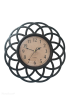Laikrodis  apvalus klasikinis sendintas (rudas)